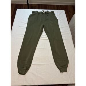 Sol Angeles Men's Olive Green Fleece Joggers size Large men’s